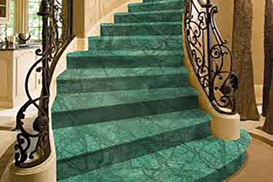 Лестницы из мрамора  Дарк Грин (Dark Green)